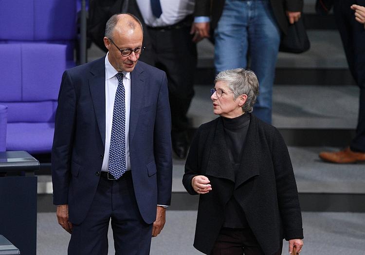 Friedrich Merz und Britta Haßelmann (Archiv), via dts Nachrichtenagentur