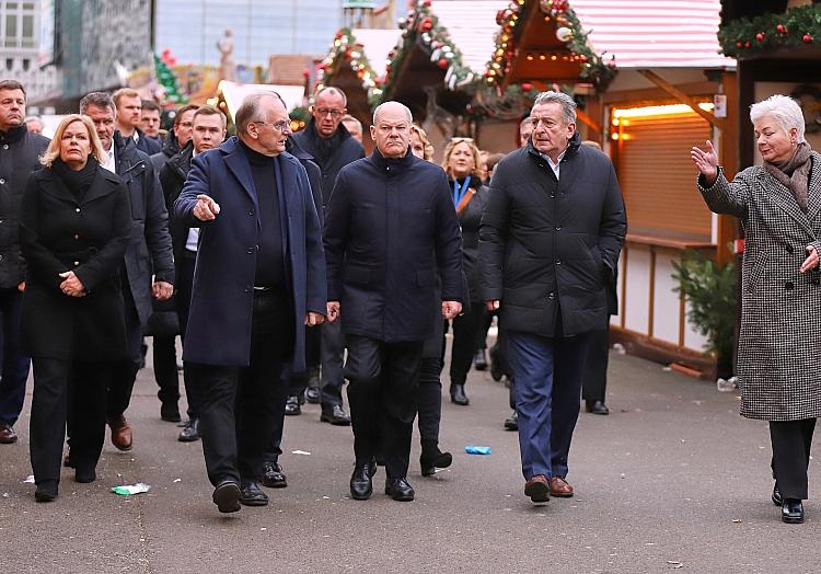 Olaf Scholz nach Anschlag auf Magdeburger Weihnachtsmarkt am 21.12.2024, via dts Nachrichtenagentur