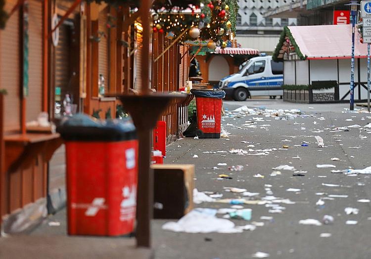 Tatort nach Anschlag auf Magdeburger Weihnachtsmarkt am 21.12.2024, via dts Nachrichtenagentur