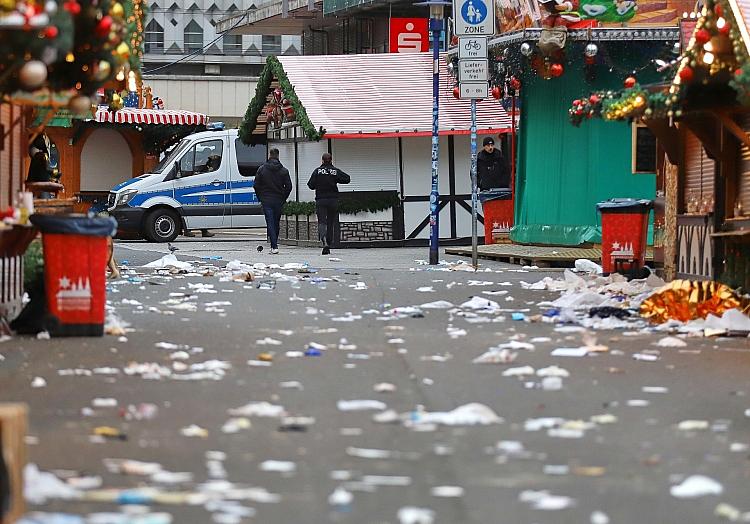 Tatort nach Anschlag auf Magdeburger Weihnachtsmarkt am 21.12.2024, via dts Nachrichtenagentur