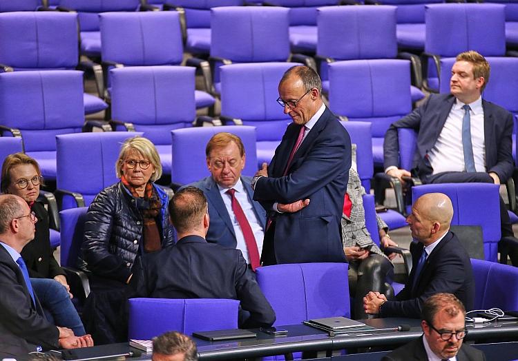 Friedrich Merz in der Unionsfraktion am 31.01.2025, via dts Nachrichtenagentur