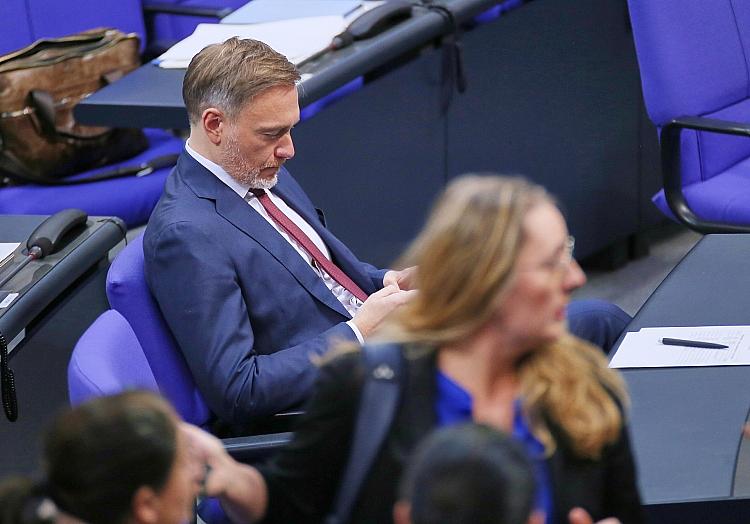 Christian Lindner, im Vordergrund Katharina Dröge am 31.01.2025, via dts Nachrichtenagentur