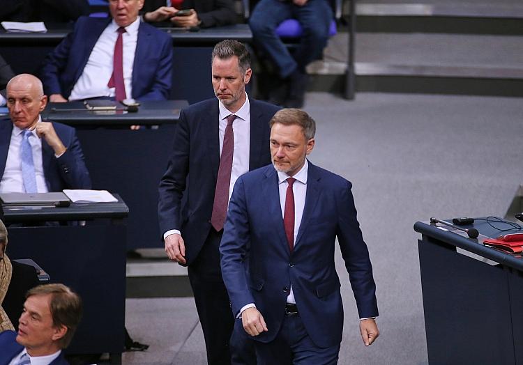 Christian Dürr und Christian Lindner am Tag der umstrittenen Abstimmung (Archiv), via dts Nachrichtenagentur