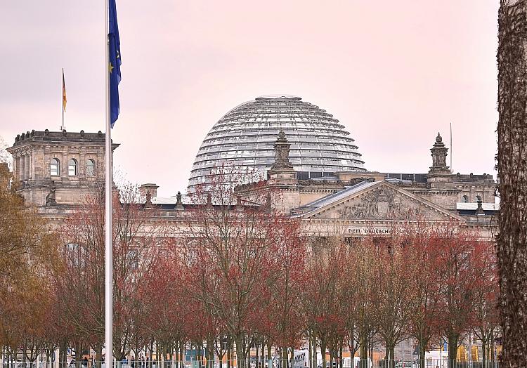 Reichstag mit Kuppel am 12.03.2025, via dts Nachrichtenagentur