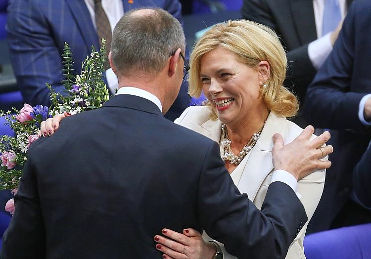 Friedrich Merz und Julia Klöckner am 25.03.2025, via dts Nachrichtenagentur