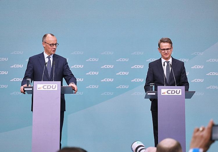 Friedrich Merz und Carsten Linnemann (Archiv), via dts Nachrichtenagentur