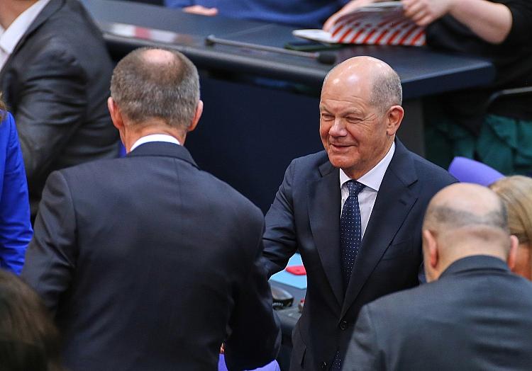 Friedrich Merz und Olaf Scholz (Archiv), via dts Nachrichtenagentur