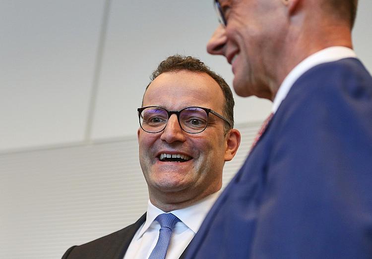 Jens Spahn und Friedrich Merz am 05.05.2025, via dts Nachrichtenagentur