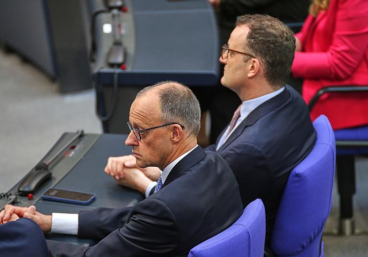 Friedrich Merz und Jens Spahn am 06.05.2025, via dts Nachrichtenagentur