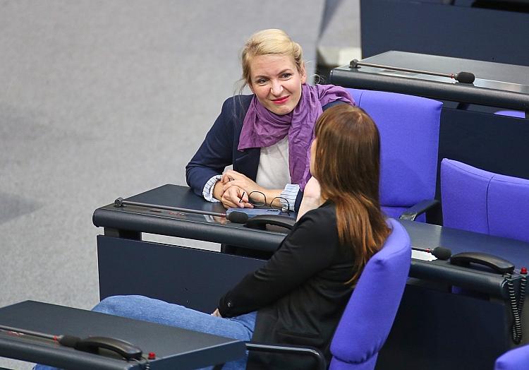 Ines Schwerdtner und Heidi Reichinnek am 06.05.2025, via dts Nachrichtenagentur