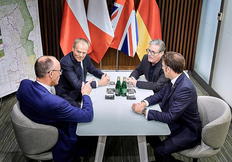 Staats- und Regierungschefs von Deutschland, Polen, UK und Frankreich reisen in die Ukraine am 09.05.2025, Denzel, Jesco/BPA via dts Nachrichtenagentur