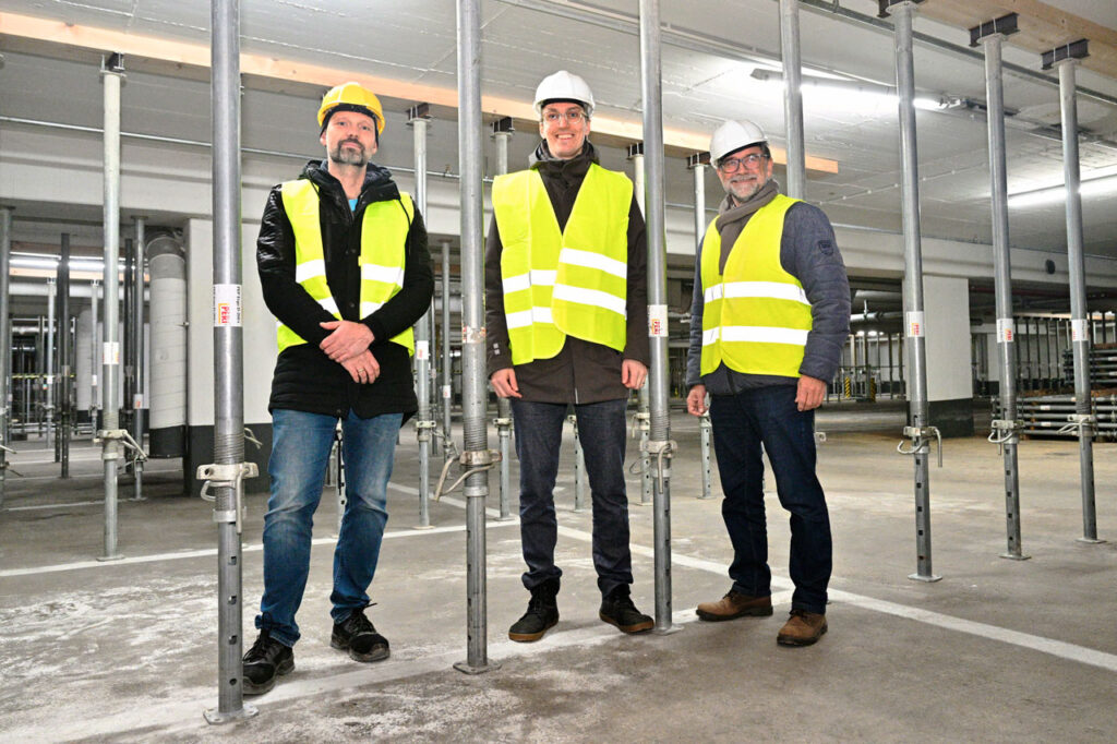 Stabilisierungsarbeiten an Tiefgarage gestartet