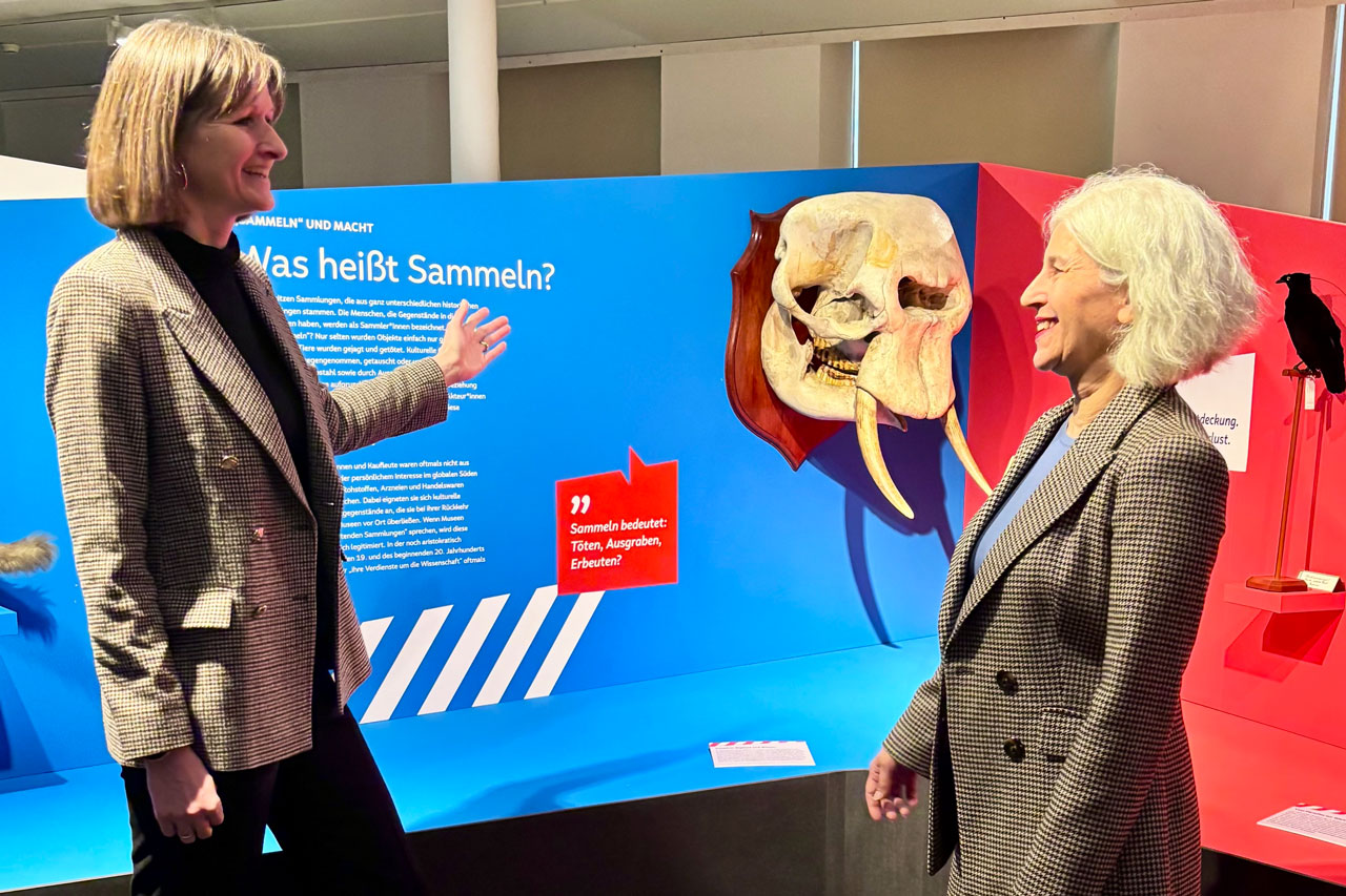 Museumsdirektorin Dr. Ursula Warnke (rechts) und Stellvertreterin Dr. Christina Barilaro blicken auf ein erfolgreiches Jahr zurück und auf das Programm für das kommende Jahr.