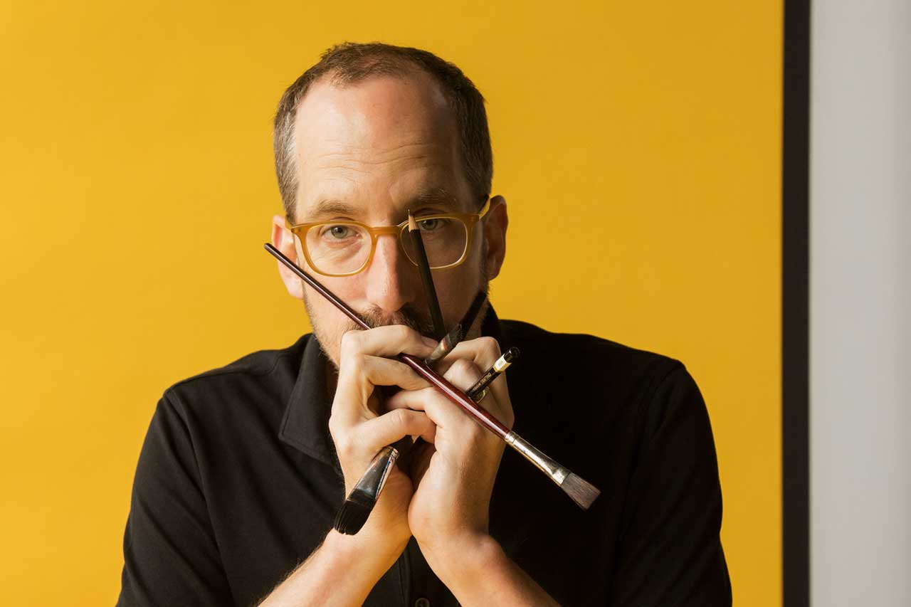 Der Künstler Christoph Niemann.
