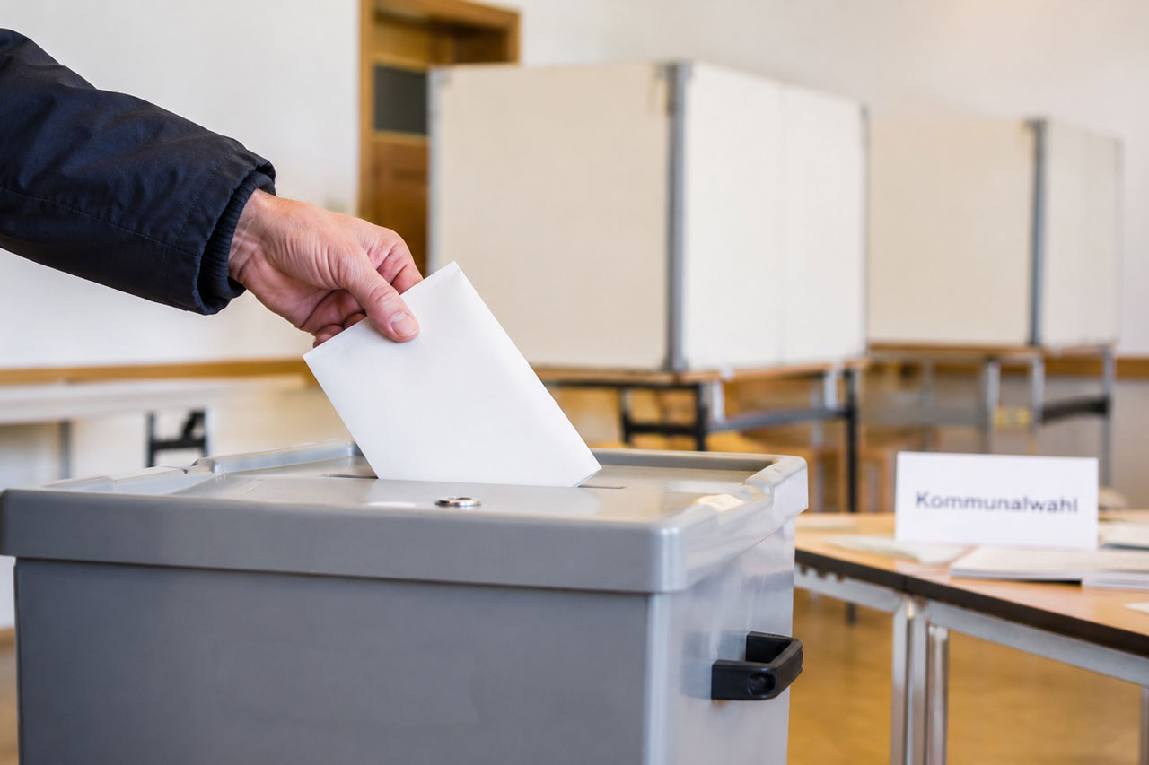 Eine Wahlurne in einem Wahllokal: Für die Oberbürgermeisterwahl in Oldenburg endet die Frist für Wahlvorschläge am 6. Juli 2026.