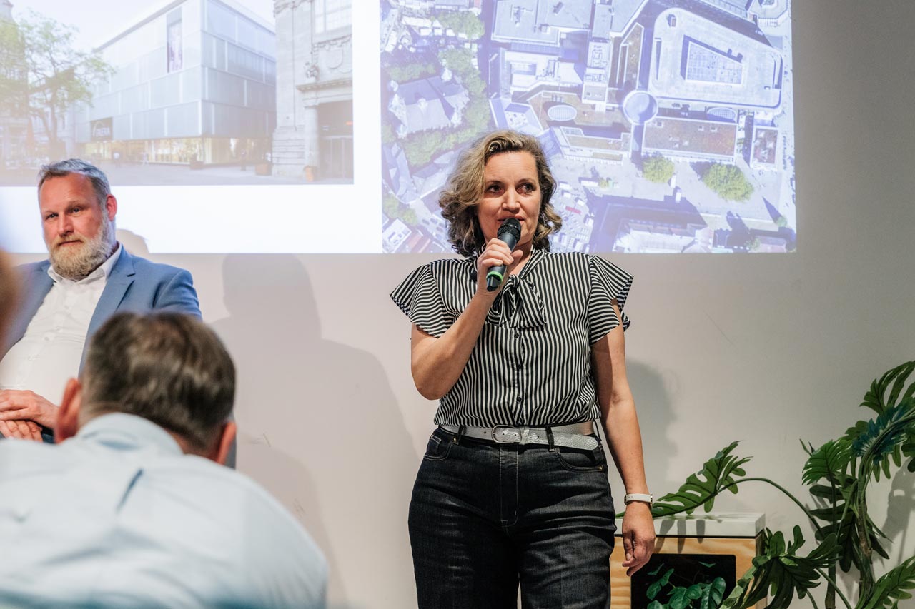 Die parteilose Bewerberin Byanca Küßner ergriff während der Veranstaltung dennoch das Wort.