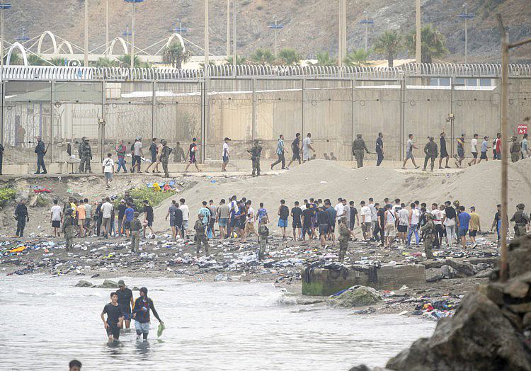 Nach dem Migrantenansturm auf die spanische Nordafrika-Exklave Ceuta hat sich die Lage offenbar wieder entspannt.