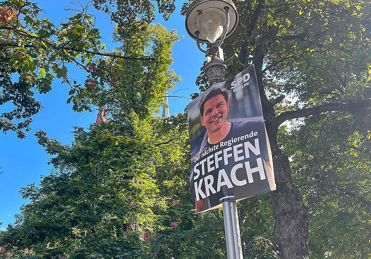 Berlins SPD-Spitzenkandidat Steffen Krach hat für den Fall eines Wahlsiegs der Sozialdemokraten ein schnelles Mietenkataster für die Hauptstadt angekündigt.