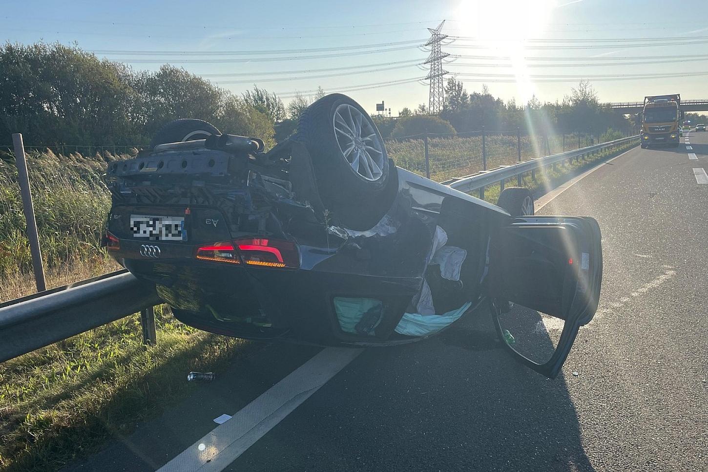 Leicht verletzt nach Unfall auf der A26 bei Stade