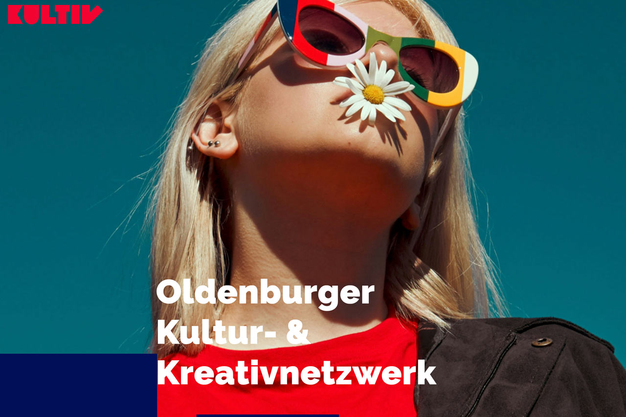 Ausschnitt der Startseite der neuen Plattform KULTIV.