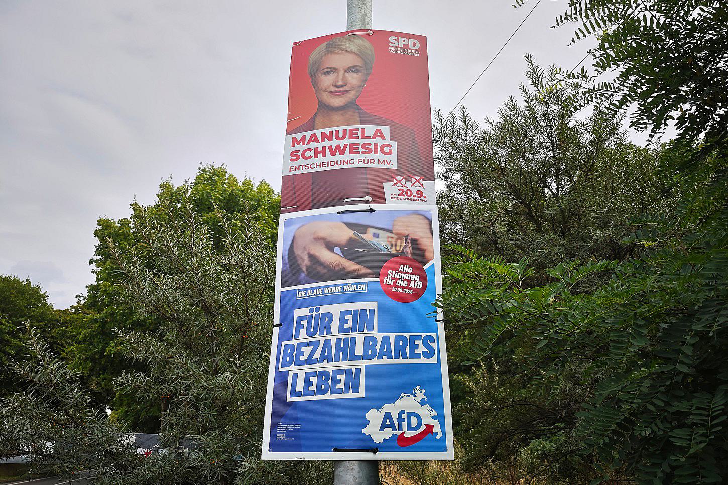 Forsa: SPD verringert in Mecklenburg-Vorpommern Abstand zur AfD