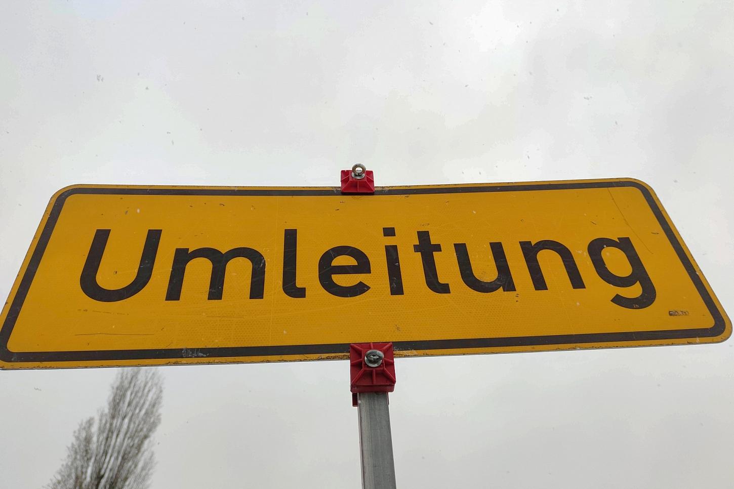 Nächtliche Sperrung der B 3 in Bovenden wegen Wartungsarbeiten