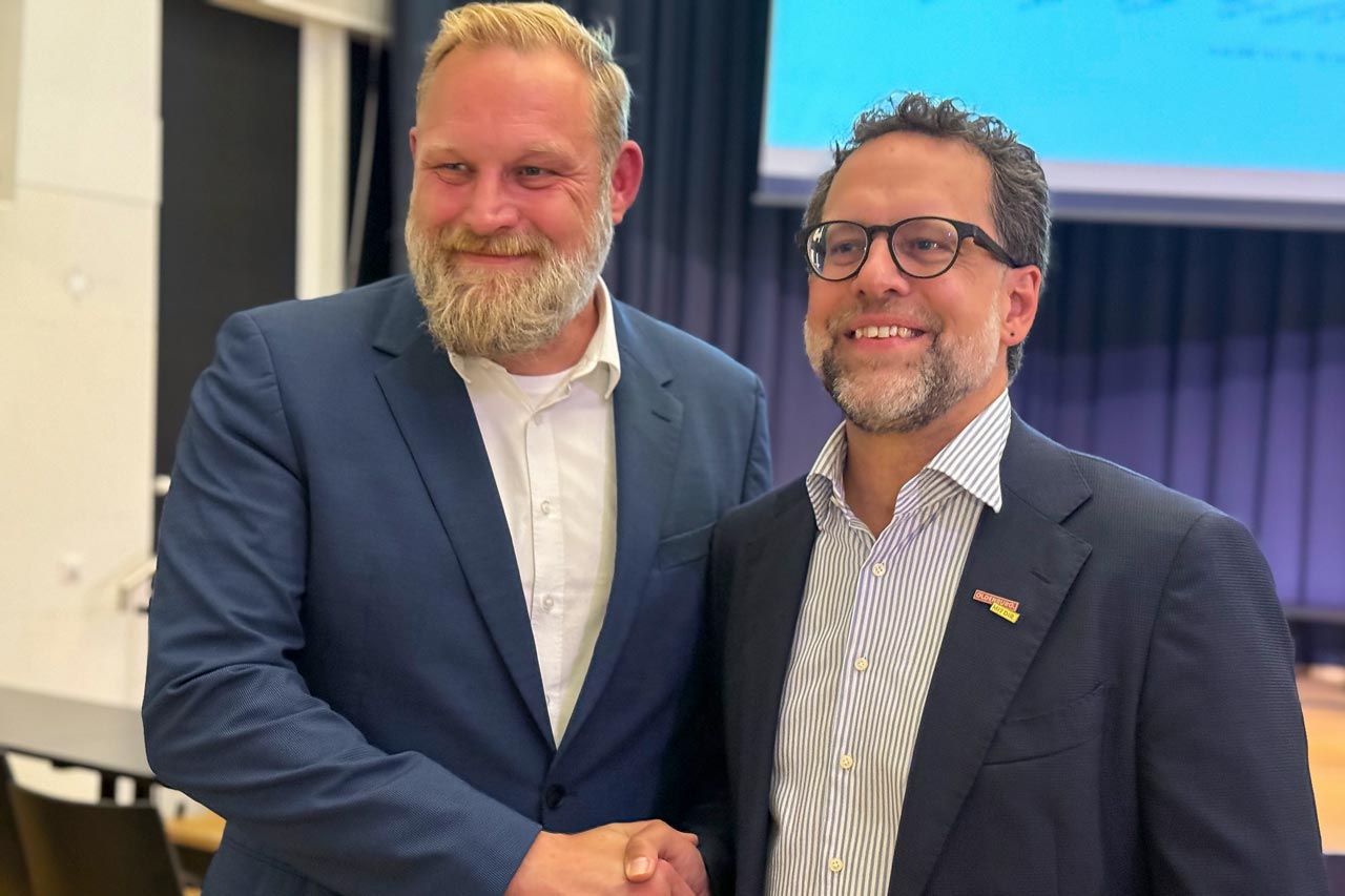 Ulf Prange (links) und Jascha Rohr gehen am Sonntag in die Stichwahl.