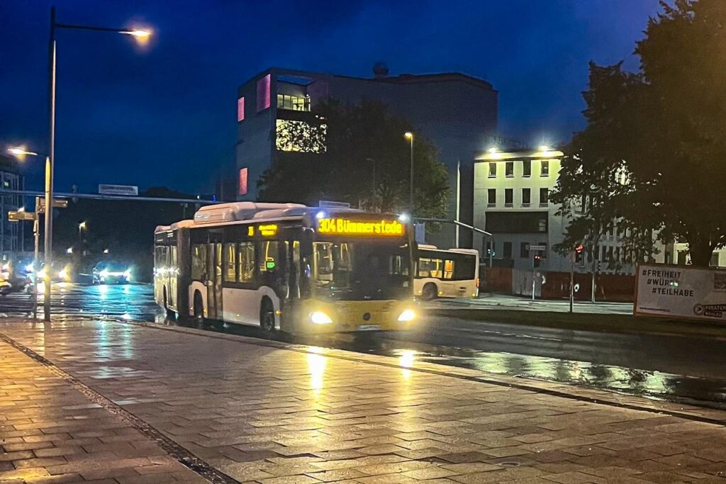 Sieben Buslinien fahren wegen Sperrung Umwege