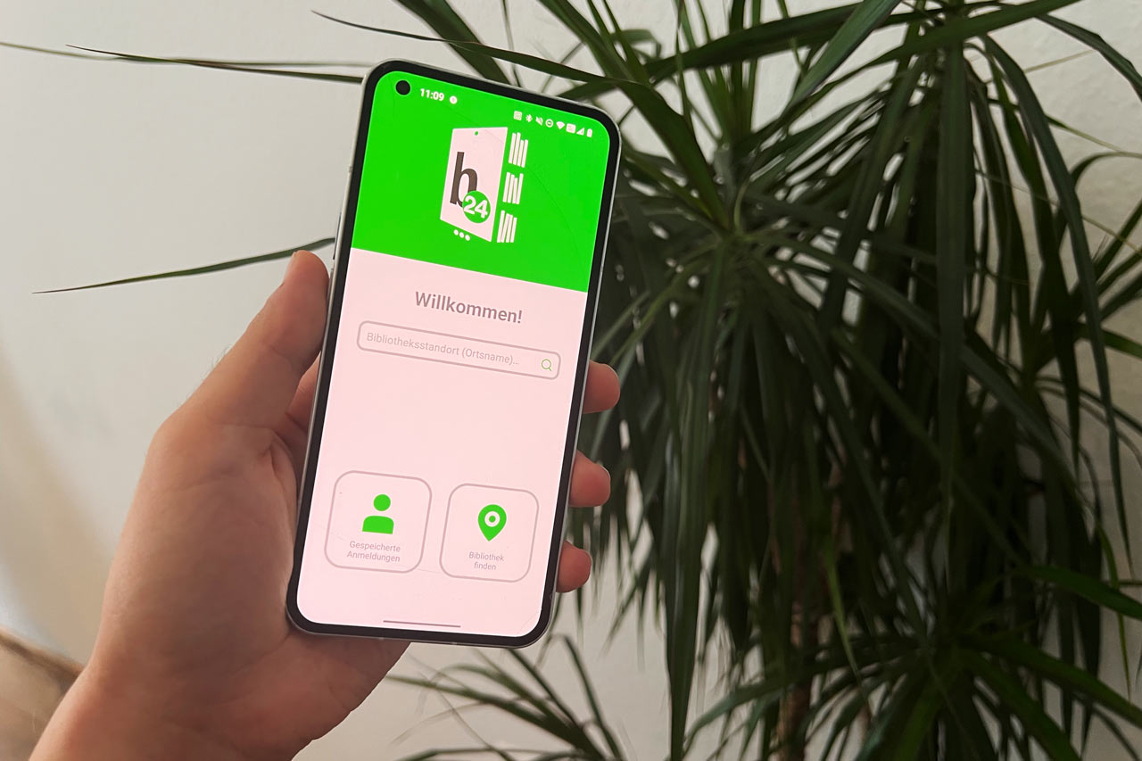 Jetzt auch online: Durch die App kann jederzeit auf das eigene Bibliothekskonto zugegriffen werden.