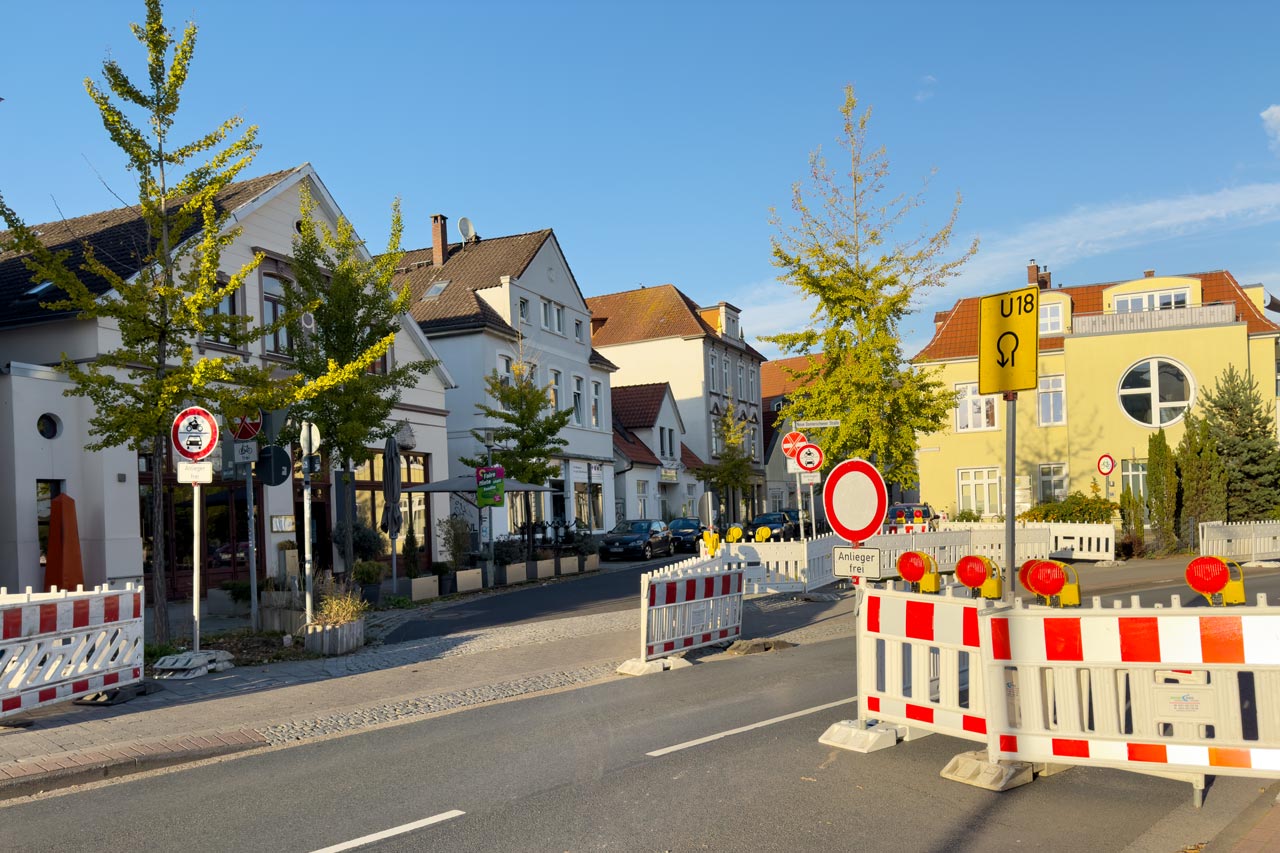 Die Donnerschweer Straße wird zwischen Karlstraße und Pferdemarkt gesperrt.