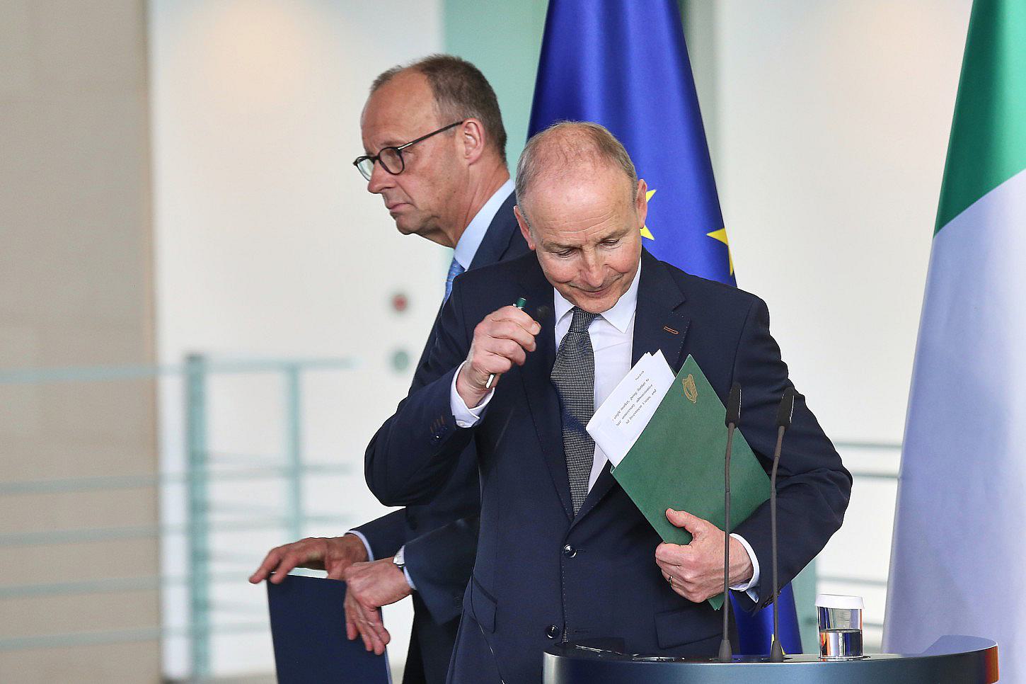 Merz zu Finanzvorschlag aus Irland: „Von Einigung weit entfernt“
