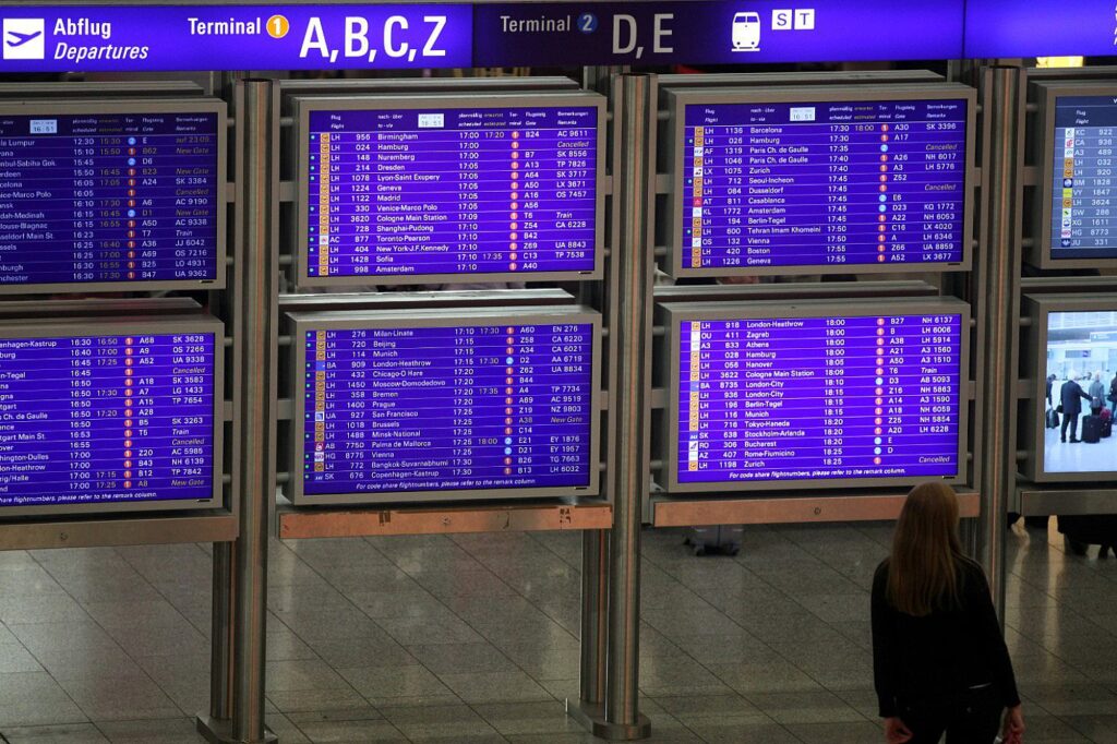 Deutsche Flughäfen verlieren 300.000 Flüge seit 2019