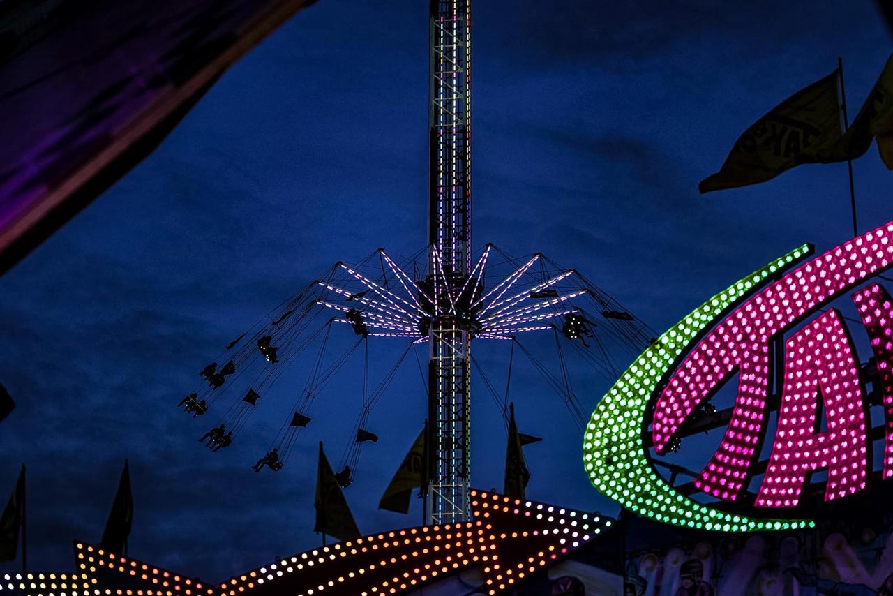 Der Kettenflieger auf dem Oldenburger Kramermarkt 2026.