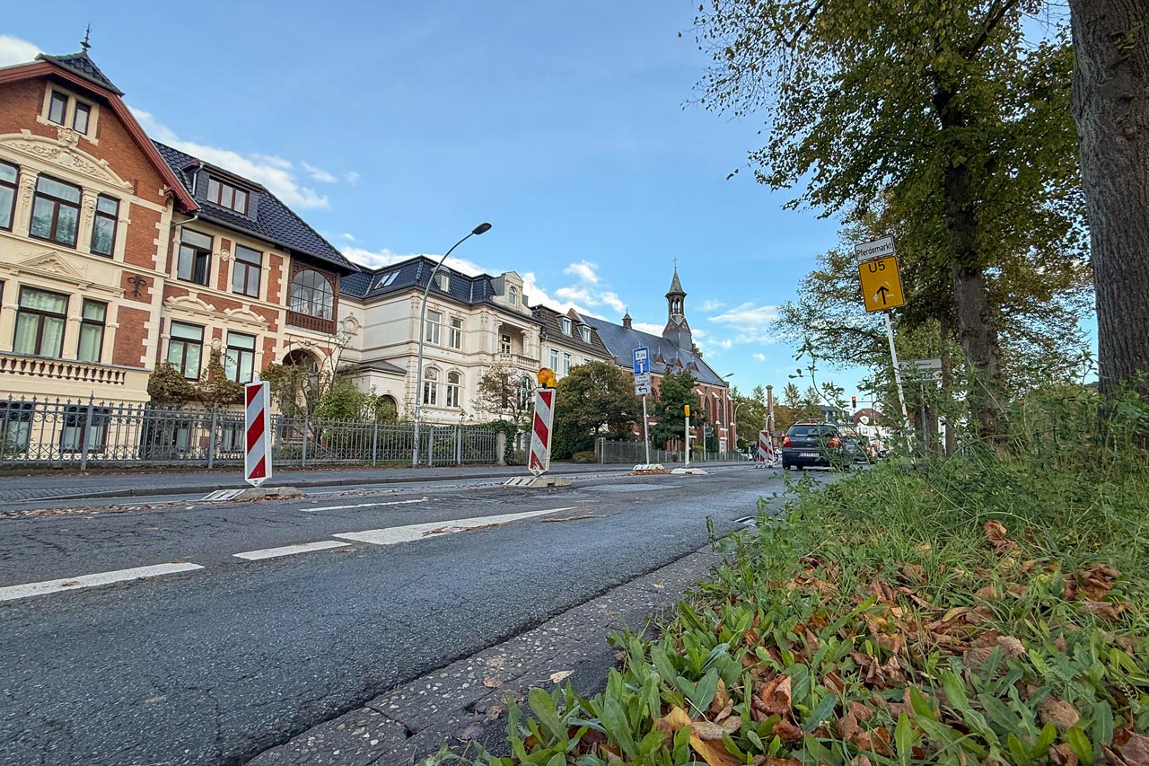 Die Ofener Straße in Oldenburg wird zwischen Auguststraße und Peterstraße voll gesperrt.