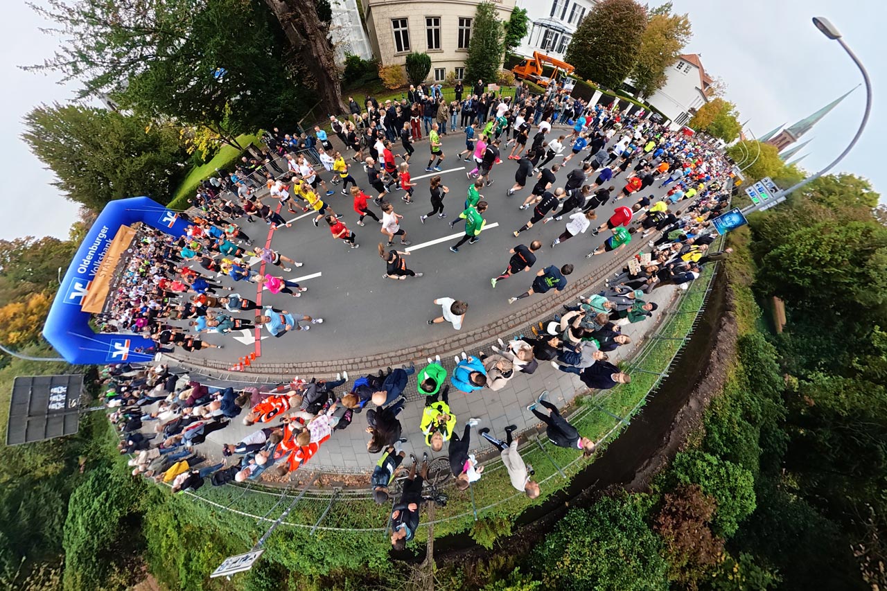 Der Oldenburg Marathon beherrscht am 25. Oktober das Bild auf den Innenstadt-Straßen.