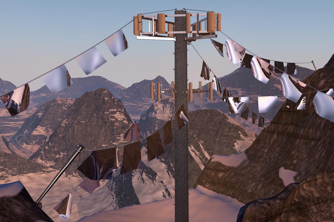 Till Langschied, Trans-Tech Ascensions (Videostill), 2021, Videoanimation (06:25 Min.)